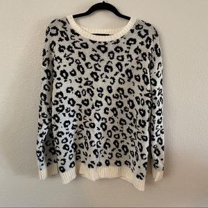 F21 Leopard Sweater